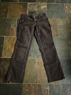 Carhartt Original Fit Brown Double Knee Pants